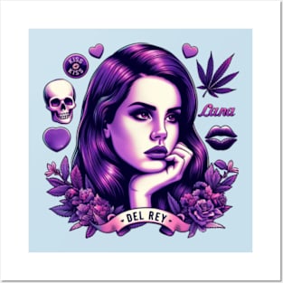 Lana Del Rey - Kiss Kiss Goth Goth Posters and Art